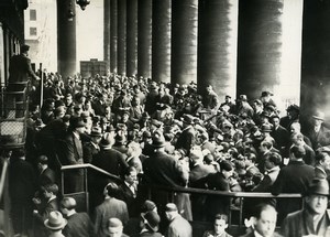 France Paris Stock Exchange Stockbrokers Coulissiers Old Photo 1948