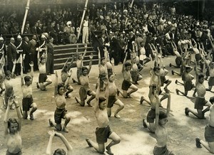 France Paris Tuileries Garden Vincent Auriol Youth Day Old Photo 1947