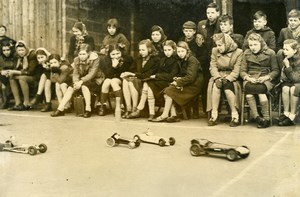 United Kingdom Chiswick High school Model Race Cars Championship Old Photo 1948