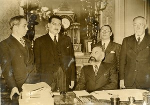 France Paris Marx Dormoy replaces Roger Salengro Politics Old Photo 1936