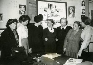 France Paris International Comity of Socialist Women Old Photo 1949