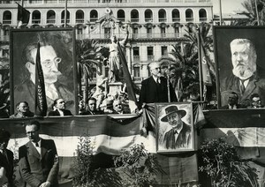 Toulon Paul Ramadier Death of Pierre Renaudel anniversary Socialism Photo 1947