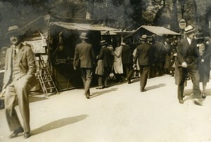 France Paris July 14 Celebration Preparation Street Sellers Photo Manuel 1929