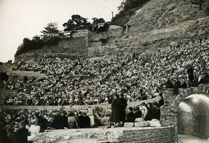 France Vienne Celebration at Roman Theater after Renovations Old Photo 1938