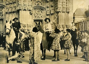 France Tours Cathedral Historical Celebration Francois Ier Old Photo 1949