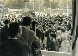 France Paris July 14 Outdoor Ball at Esplanade des Invalides Old Photo 1958