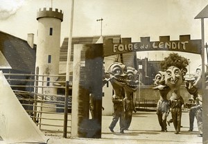 France Paris Saint Denis Celebration Foire du Lendit Fair Old Photo 1970