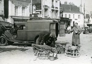 France Tours Castle of Cande Pickup Truck Duke of Windsor Old Photo 1937