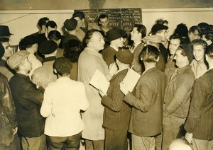 France Paris Public Transport Volunteer Drivers Heavyweight Old Photo 1947