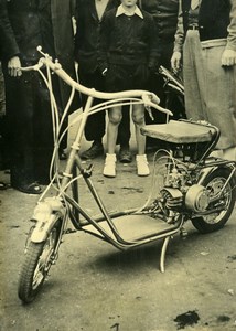 France Lyon Scooter FL22 Engineer Francois Lacombe Old Photo 1949