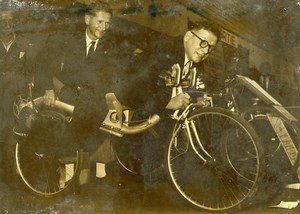 France Paris Concours Lepine Odd Bicycle Pierre Bourguignon Velopla Photo 1949