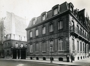 France Paris Hotel Particulier Rue de Presbourg Brunei Embassy Old Photo 1900