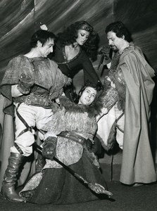 France Theater Actors Gala Karsenty ? Old Photo 1970