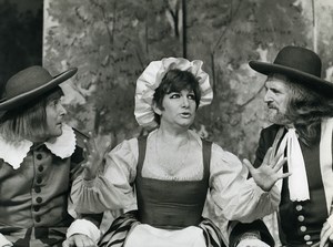 France Theater Actors Gala Karsenty ? Old Photo 1970