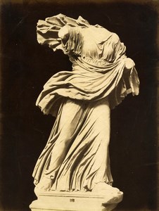 Italy Museum Antiquity Roman Sculpture Niobe Old Photo 1880