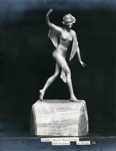 France Paris Art Deco Atelier Cadran création de Varnier Danse Ancienne Photo 1930