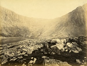 United Kingdom Wales ? Mountain Lake Landscape Old Photo Francis Frith 1875