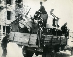 France Brest Harbour Catastrophe Disaster Explosion Port Old Photo 1947