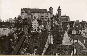 Germany Nurnberg Panorama Die Burg Old Cabinet Photo Rommler 1890