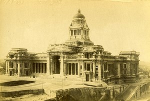 Belgium Brussels Bruxelles Courthouse Architecture Old Photo 1880