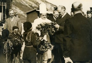 France Haute Savoie President Lebrun Col des Aravis Restaurant Old Photo 1936