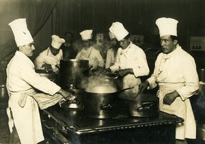 France Paris Gastronomy Exhibition Marseille day Chefs Old Meurisse Photo 1930