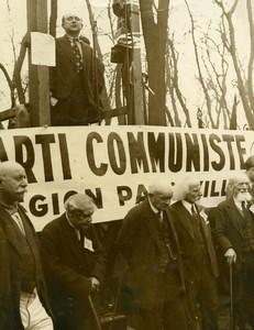 France Vincennes May Day Pioneers of Communism Meeting Old Photo 1934