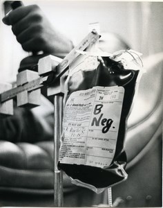 USA Philadelphia Daily News Hospital Blood Bank Old Photo Sam Psoras 1960's