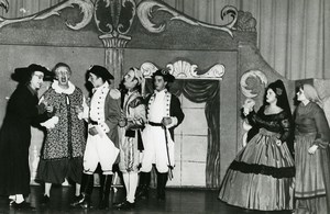 USA Grass Roots Opera Raleigh Barbieri di Siviglia Rossini Old Photo 1958