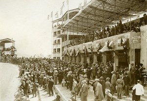 Sicile Palerme Course Targa Florio les tribunes ancienne Photo Rol 1925