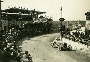 Sicile Palerme Course Targa Florio Pilote Wagner Voiture Peugeot ancienne Photo Rol 1925