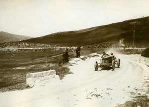 Sicile Palerme Course Targa Florio Balestrero sur Officine Meccaniche ancienne Photo Rol 1925