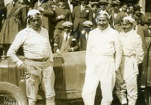 Sicile Palerme Course Targa Florio Pilote Boillot sur Peugeot ancienne Photo Rol 1925