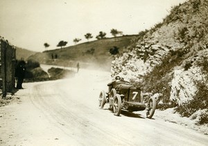 Sicile Palerme Course Targa Florio Pilote Platé voiture Chiribiri ancienne Photo Rol 1925