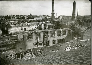 France Reims Ruins WWI First World War Old Photo Wentzell 1919