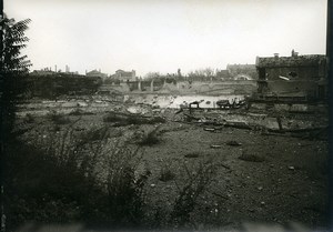 France Reims Ruins WWI First World War Old Photo Wentzell 1919