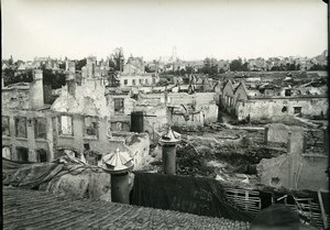 France Reims Ruins WWI First World War Old Photo Wentzell 1919