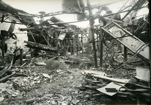 France Reims Ruins WWI First World War Old Photo Wentzell 1919