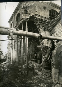 France Reims Ruins WWI First World War Old Photo Wentzell 1919