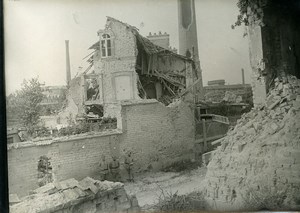 France Reims Ruins WWI First World War Old Photo Wentzell 1919