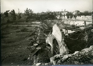 France Reims Ruins WWI First World War Old Photo Wentzell 1919