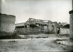 France Reims Ruins WWI First World War Old Photo Wentzell 1919