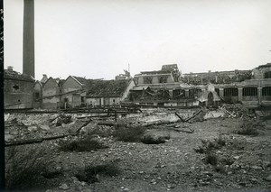 France Reims Ruins WWI First World War Old Photo Wentzell 1919