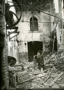 France Reims Ruins WWI First World War Old Photo Wentzell 1919