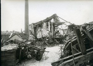 France Reims Ruins WWI First World War Old Photo Wentzell 1919