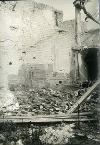 France Reims Ruins WWI First World War Old Photo Wentzell 1919