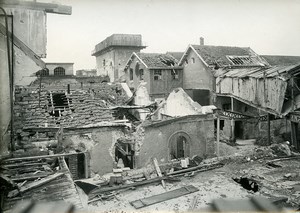 France Reims Ruins WWI First World War Old Photo Wentzell 1919