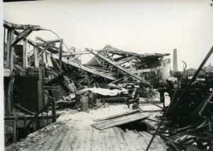 France Reims Ruins WWI First World War Old Photo Wentzell 1919