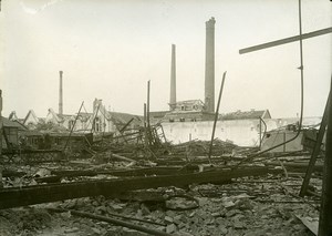 France Reims Ruins WWI First World War Old Photo Wentzell 1919