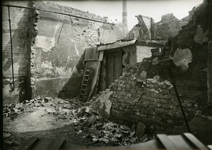 France Reims Ruins WWI First World War Old Photo Wentzell 1919